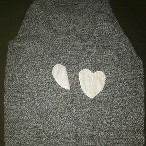 Grey crewneck sweater